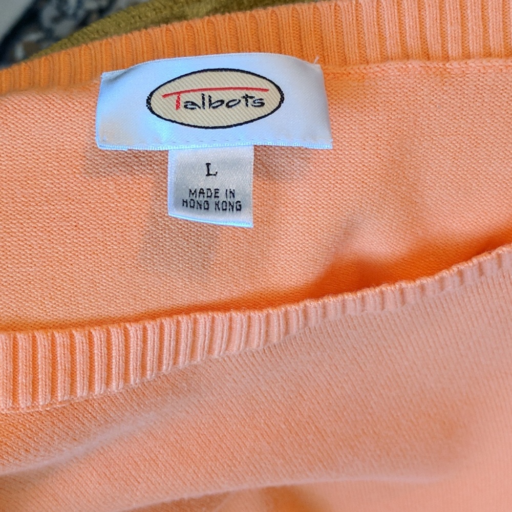 Talbots Knit sweater top large * - Picture 5 of 6